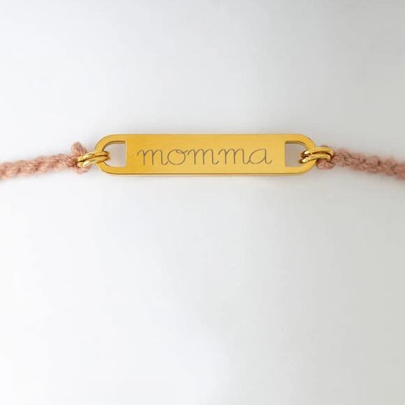 New Plunder “Ema” Engraved Momma Bracelet - Picture 2 of 3